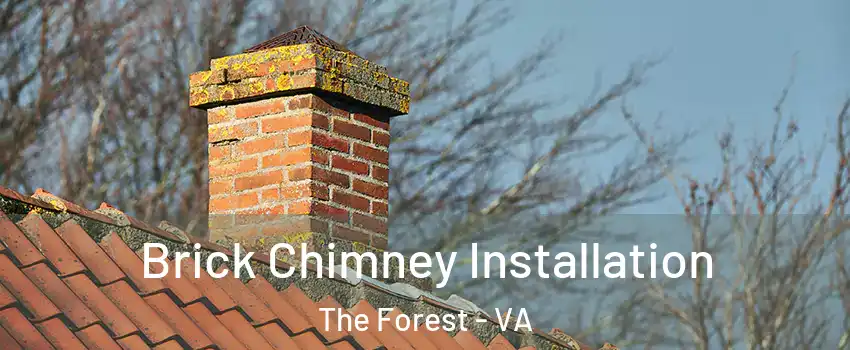 Brick Chimney Installation The Forest - VA