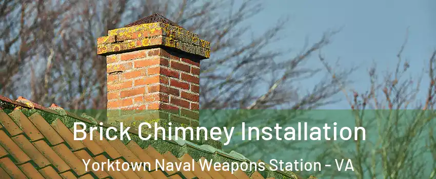 Brick Chimney Installation Yorktown Naval Weapons Station - VA