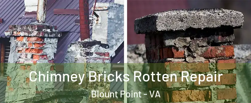 Chimney Bricks Rotten Repair Blount Point - VA