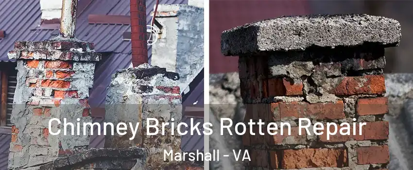 Chimney Bricks Rotten Repair Marshall - VA