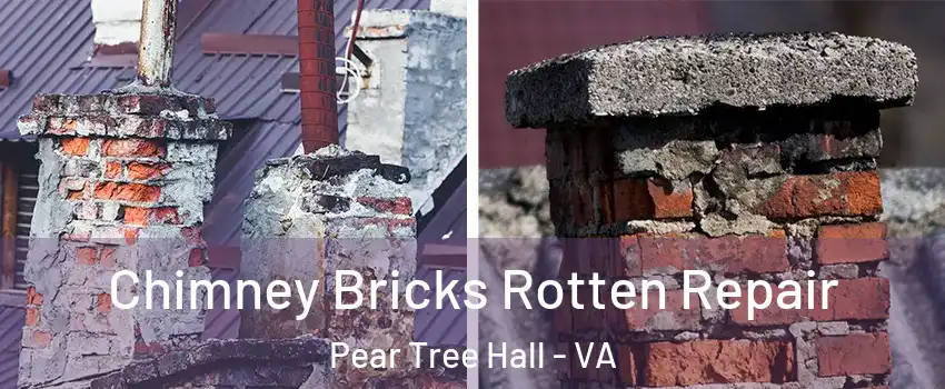 Chimney Bricks Rotten Repair Pear Tree Hall - VA