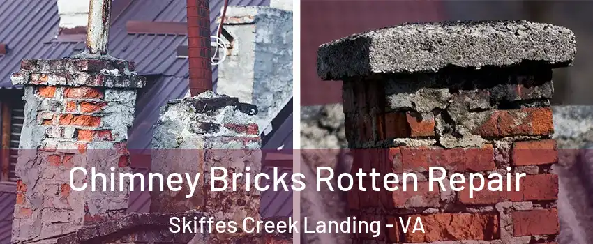 Chimney Bricks Rotten Repair Skiffes Creek Landing - VA