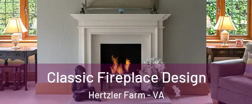 Classic Fireplace Design Hertzler Farm - VA