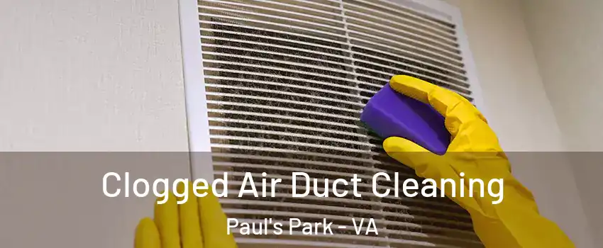 Clogged Air Duct Cleaning Paul's Park - VA