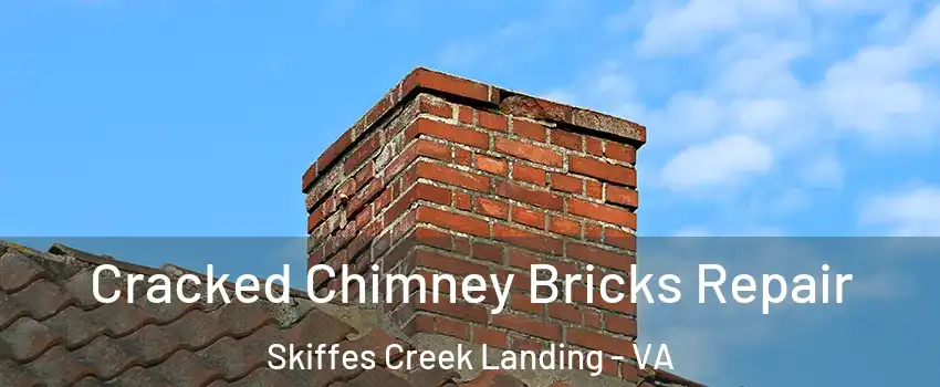 Cracked Chimney Bricks Repair Skiffes Creek Landing - VA