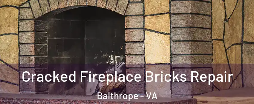Cracked Fireplace Bricks Repair Balthrope - VA