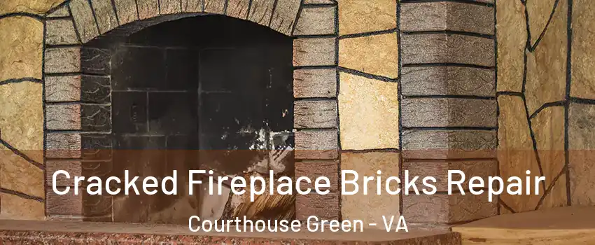 Cracked Fireplace Bricks Repair Courthouse Green - VA