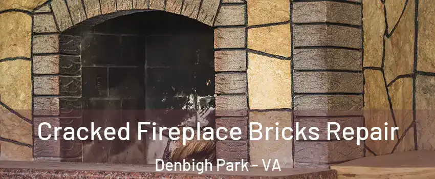 Cracked Fireplace Bricks Repair Denbigh Park - VA