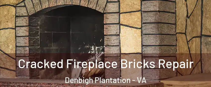 Cracked Fireplace Bricks Repair Denbigh Plantation - VA