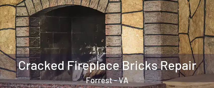 Cracked Fireplace Bricks Repair Forrest - VA