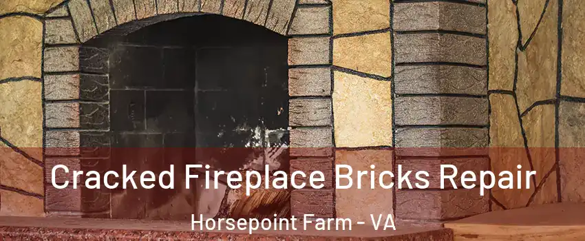 Cracked Fireplace Bricks Repair Horsepoint Farm - VA