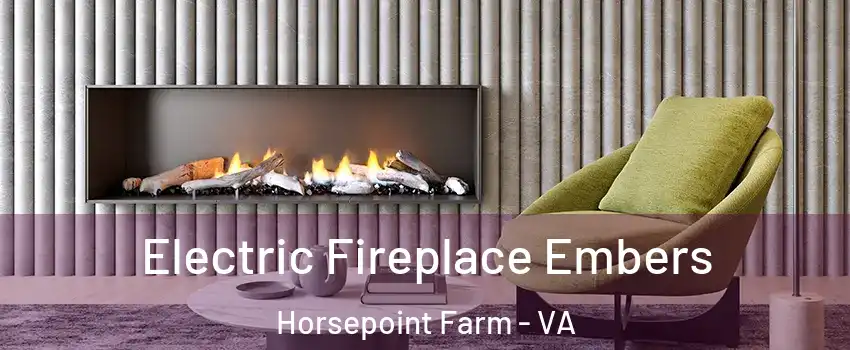 Electric Fireplace Embers Horsepoint Farm - VA