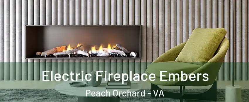 Electric Fireplace Embers Peach Orchard - VA