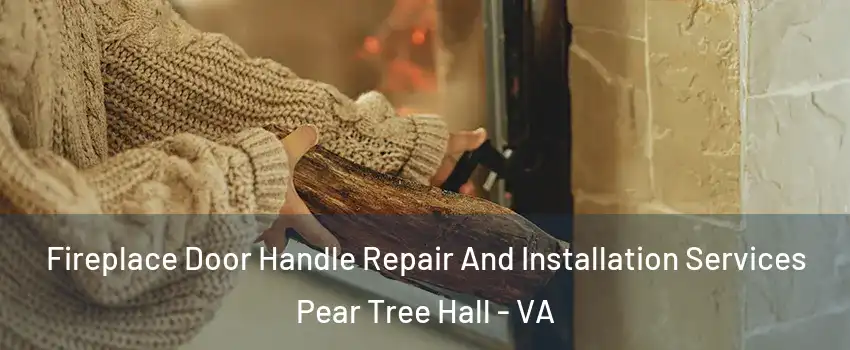 Fireplace Door Handle Repair And Installation Services Pear Tree Hall - VA
