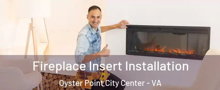Fireplace Insert Installation Oyster Point City Center - VA