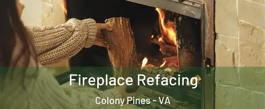 Fireplace Refacing Colony Pines - VA