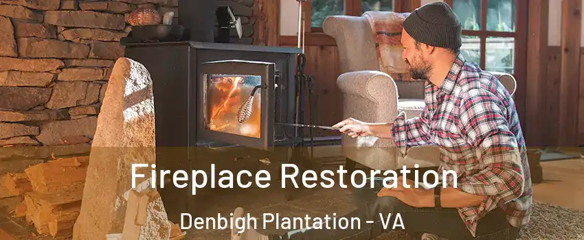 Fireplace Restoration Denbigh Plantation - VA