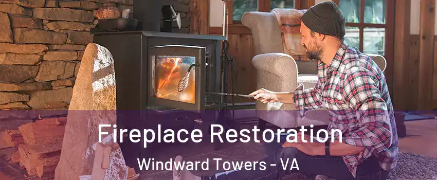 Fireplace Restoration Windward Towers - VA