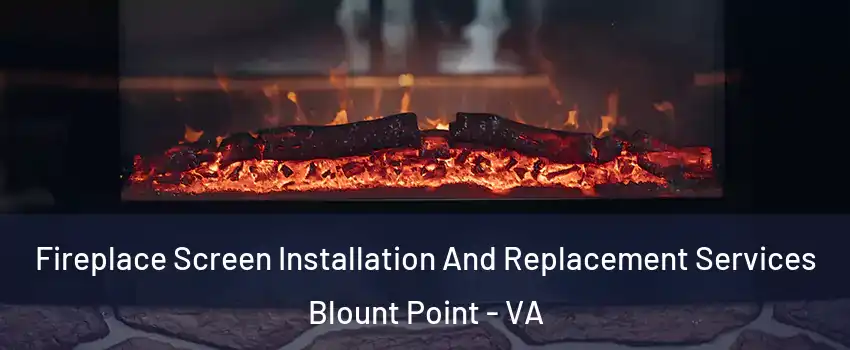 Fireplace Screen Installation And Replacement Services Blount Point - VA