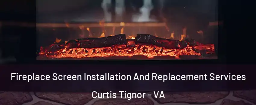 Fireplace Screen Installation And Replacement Services Curtis Tignor - VA