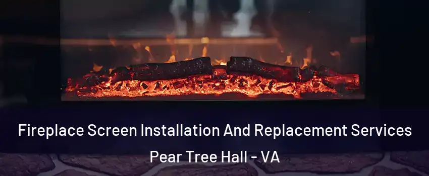 Fireplace Screen Installation And Replacement Services Pear Tree Hall - VA