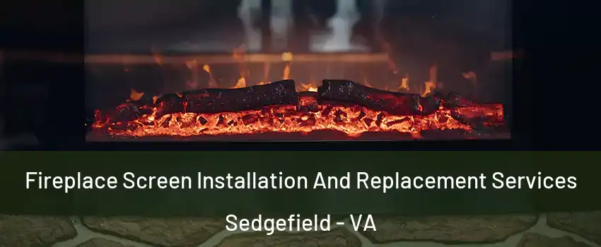 Fireplace Screen Installation And Replacement Services Sedgefield - VA