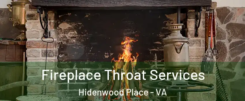 Fireplace Throat Services Hidenwood Place - VA