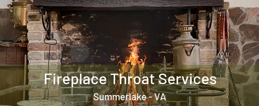 Fireplace Throat Services Summerlake - VA