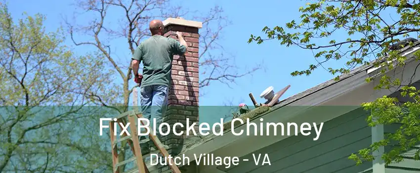 Fix Blocked Chimney Dutch Village - VA