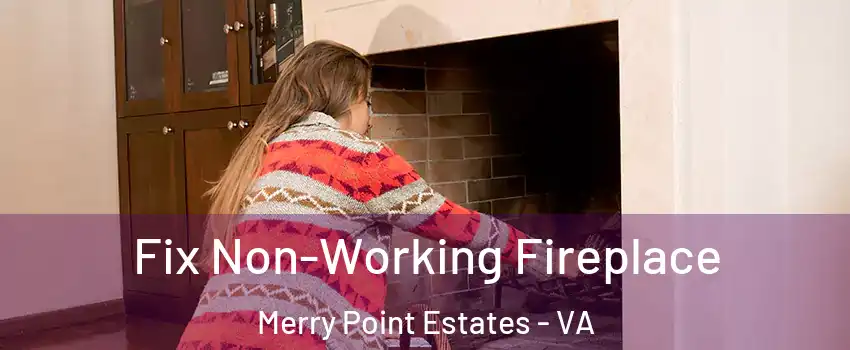 Fix Non-Working Fireplace Merry Point Estates - VA