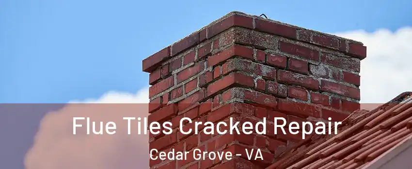 Flue Tiles Cracked Repair Cedar Grove - VA