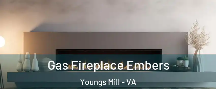 Gas Fireplace Embers Youngs Mill - VA