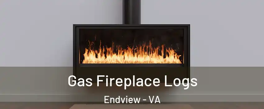Gas Fireplace Logs Endview - VA