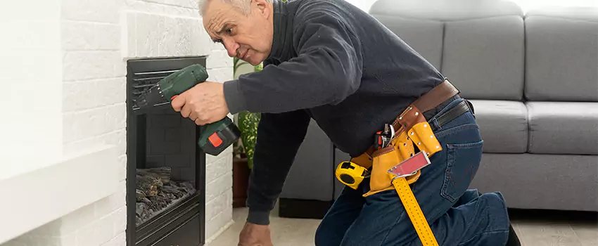 New Indoor Fireplace Installation in Huntington, Virginia