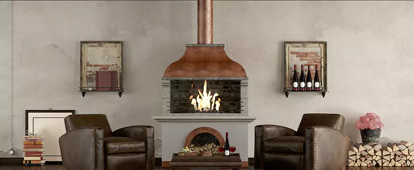 Thelin Hearth Products Providence Pellet Insert Fireplace Installation in Huntington, VA