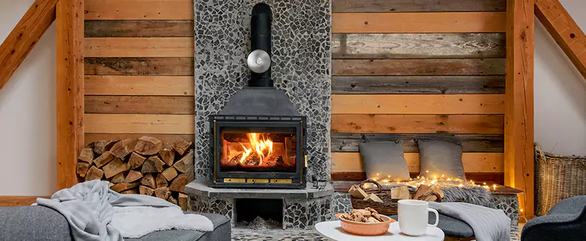 Thelin Hearth Products Direct Vent Gas Stove Fireplace Inspection in Huntington, Virginia
