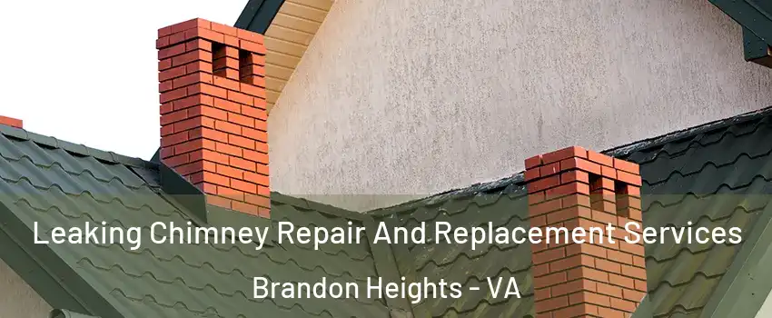 Leaking Chimney Repair And Replacement Services Brandon Heights - VA