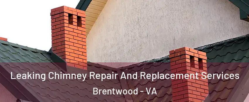 Leaking Chimney Repair And Replacement Services Brentwood - VA