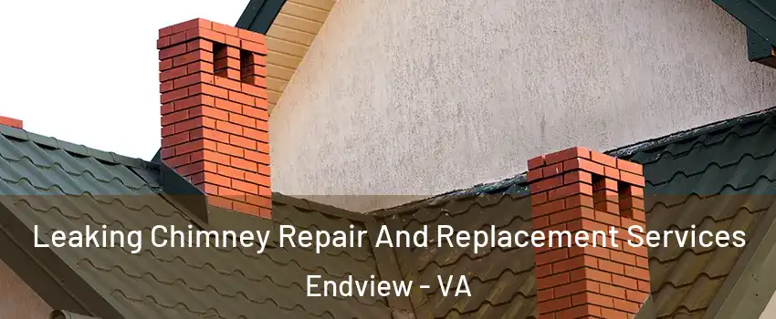 Leaking Chimney Repair And Replacement Services Endview - VA