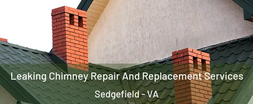 Leaking Chimney Repair And Replacement Services Sedgefield - VA