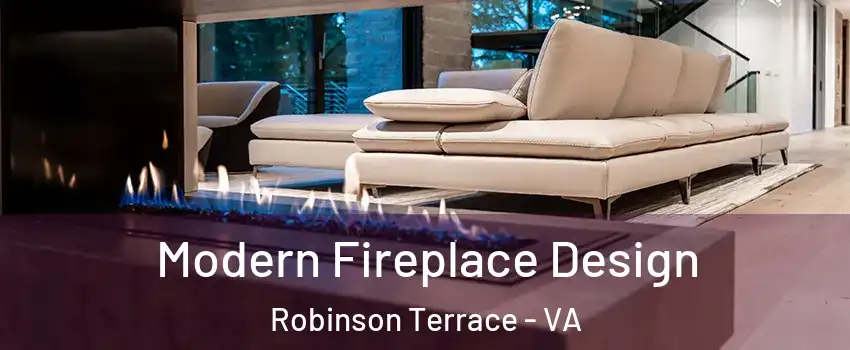 Modern Fireplace Design Robinson Terrace - VA