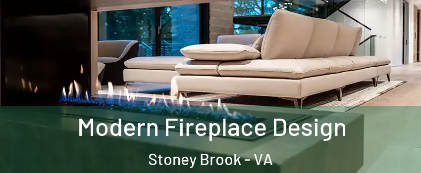 Modern Fireplace Design Stoney Brook - VA