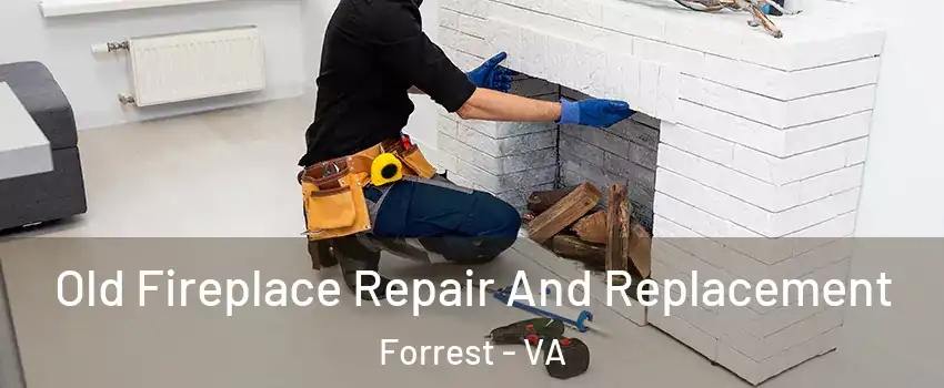 Old Fireplace Repair And Replacement Forrest - VA
