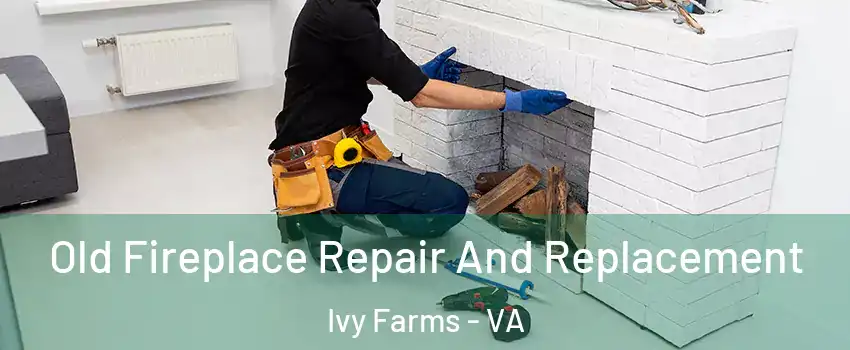 Old Fireplace Repair And Replacement Ivy Farms - VA