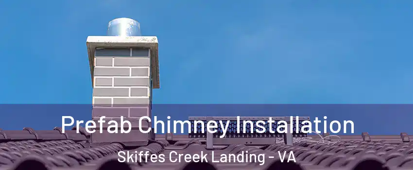 Prefab Chimney Installation Skiffes Creek Landing - VA