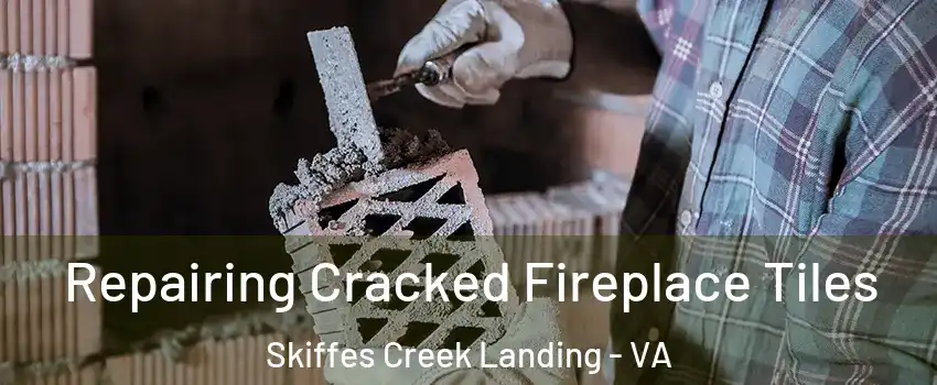 Repairing Cracked Fireplace Tiles Skiffes Creek Landing - VA