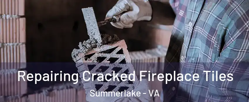 Repairing Cracked Fireplace Tiles Summerlake - VA
